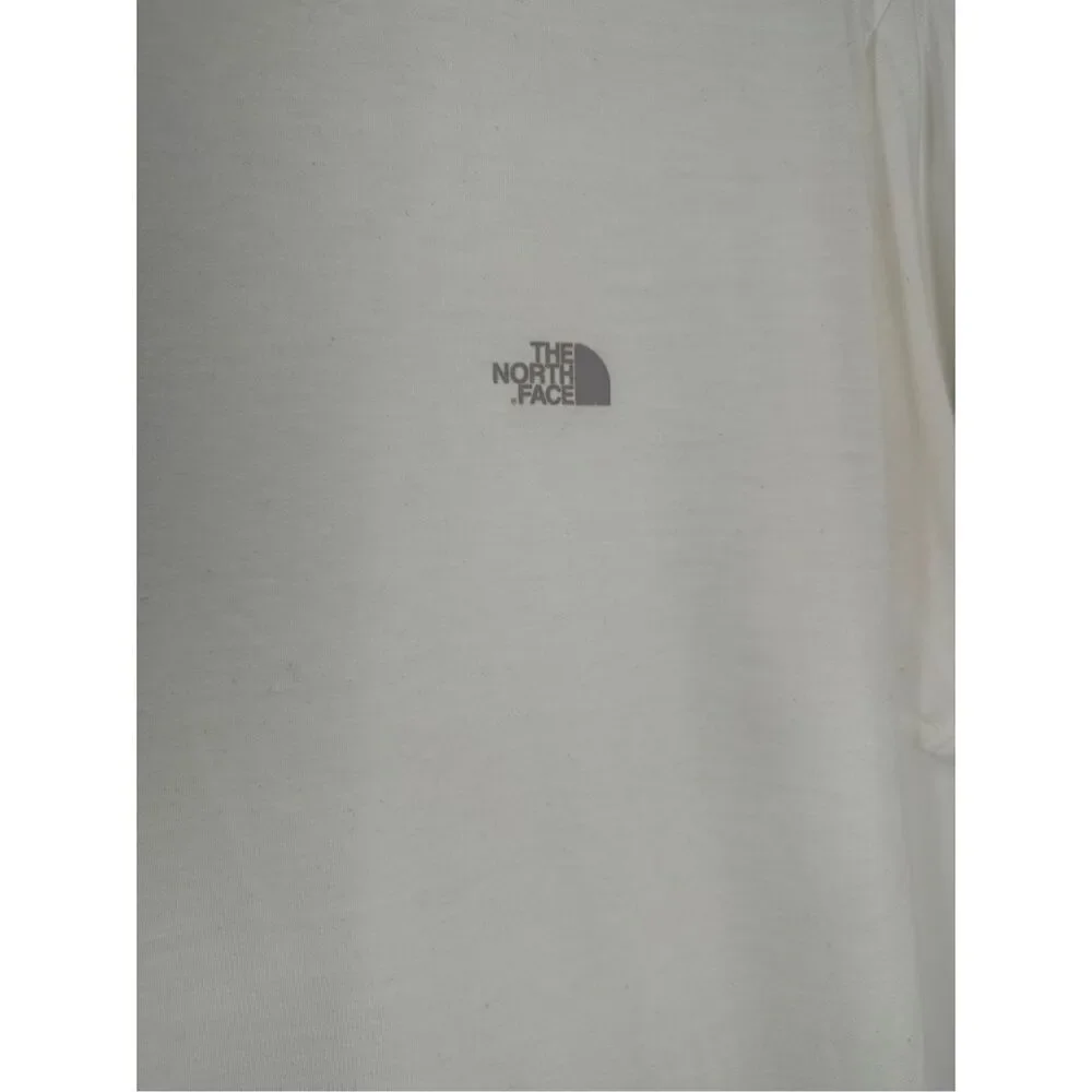 North Face men’s white vapor wick crewneck short sleeve t-shirt size M #18-1932